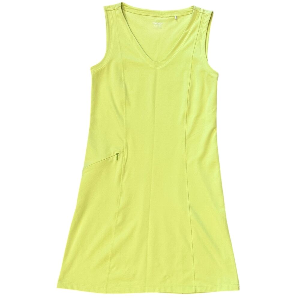 Toad&Co Aquaculture Neon Yellow Athletic Dress